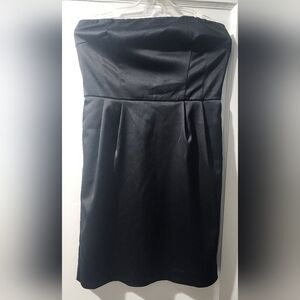 Express Chic Strapless Black Dress